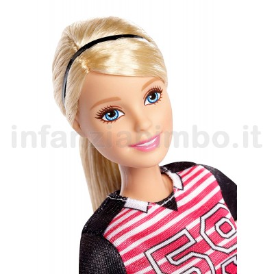 BAMBOLA BARBIE SPORT CALCIATRICE