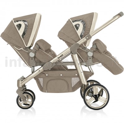 Brevi poussette double store