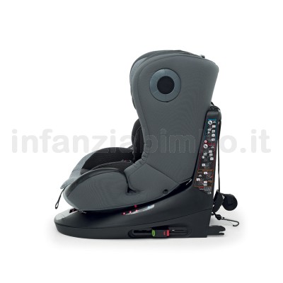 Foppapedretti FP360 Seggiolino Auto Gruppo 0+//1//2//3 Grigio Silver 9-36 kg