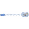 Clip Chicco Con Catenella Bee Happy Azzurro