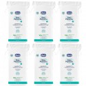 Kit 6 Pacchi Quadrotti Morbido Cotone Chicco Baby Moments 60 Pz (360 pz)