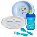 Set Pappa Chicco All You Need Set Azzurro 12m+