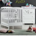 Set Azzurra Design Nice Bianco ( Lettino + Bagnetto )