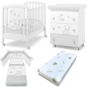 Set Erbesi Stella Bianco Grigio