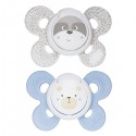 Succhietto Chicco Physio Comfort Silicone 2pz Beige Celeste 0-6m