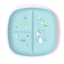 Chicco Piatto porzionato 12m+ Azzurro