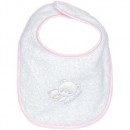 Andy&Helen Bavaglino Misura Piccola D91 Ricamato Spugna Rosa