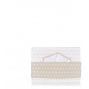 Set Lenzuola Andy & Helen per Maxi Culla Ricamato F1 Stelle Beige