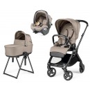 PEG PEREGO &ndash; Trio Switch Desert con Navicella Flex e Seggiolino Auto Primo Viaggio Slk i-Size R129
