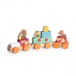 Gioco Montessoriano Chicco My Wood Friends Treno degli Orsetti