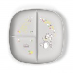 Chicco Piatto porzionato 12m+ Grigio