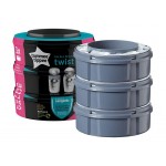 Confezione Multipack 3 Ricariche Universali Sangenic Hygiene Plus Tommee Tippee