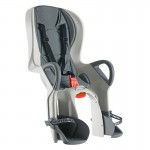 Seggiolino Bici Posteriore OkBaby 10+ Grigio/Grigio