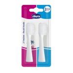 Testine Ricambio Spazzolini Elettrici Chicco Bianco 2 pz