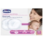 Dischetti Chicco Proteggi Seno Assorbilatte Antibatterici 60 Pz