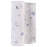 Copertina Multiuso Picci Baby Swaddle Stella Converse Bianco Azzurro