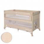 Lorelli Lettino da viaggio UP and DOWN Beige Flying Friends