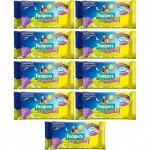 Salviettine Pampers Sole e Luna 9 Confezioni da 60 (540 Pezzi)