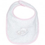 Andy&Helen Bavaglino Misura Piccola D91 Ricamato Spugna Rosa