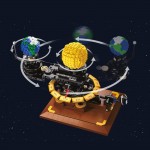 CaDA Set di mattoncini da costruzione con sistema solare 865 pezzi 6 anni e più 