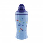 Borraccia con cannuccia Flip-It - 360ml - azzurro - 12m+