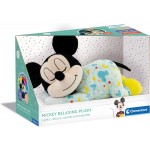 Clementoni Baby Mickey Peluche Riproduce Rumori Bianchi e Battito del Cuore con Cromoterapia
