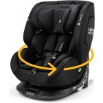 Osann One360 iSize, Seggiolino Auto Girevole a 360 gradi, 40-150cm–All Black 