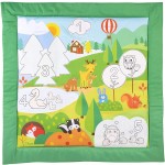 Tappeto Chicco Da Colorare Colour Mat Foresta