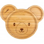 Piatto a Scomparti con Ventosa Freeon Bamboo Koala