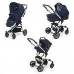 Trio Reversibile Foppapedretti SuperTres Navy + Dispositivo Anti Abbandono Chicco per Seggiolino Auto