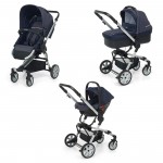 Trio Foppapedretti SuperTres i-Size Denim Ocean + Dispositivo Antiabbandono OMAGGIO