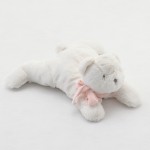 Peluche Nanan Batuffolo Sciarpa Rosa 40 cm