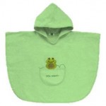 Poncho Accappatoio Chicco Verde Rana 12m+