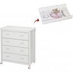 Cassettiera Fasciatoio Plebani Ariel W RS