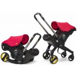 Seggiolino Auto Passeggino Doona 2 In 1 Gruppo 0+ Flame Red