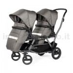 Passeggino Gemellare Peg Perego Piroet Duette City Grey