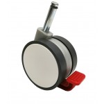 Ruota con Freno Peg Perego per Seggiolone Prima Pappa Follow Me Bianca