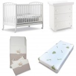 Set Cameretta Pali Ciak Bianco + Completo Piumone + Materasso