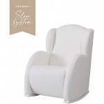 Poltrona Allattamento Micuna Flor Bianco con Slow System
