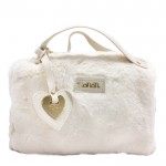 Mini Borsa Nanan Pelliccia Ecru