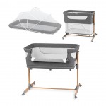 Culla Co-Sleeping MoMi Smart Bed Grigio