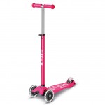 Monopattino Micro Maxi Deluxe Led Rosa