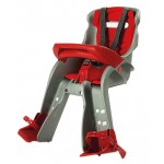 Seggiolino Bici Anteriore OkBaby Orion Argento/Rosso