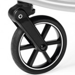 Ruota Anteriore Destra Peg Perego per Veloce Nero
