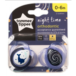 Succhietto Tommee Tippee 2 Pz Night Time 0-6m Pesce Spada Blu