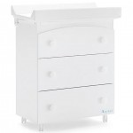 Cassettiera Fasciatoio Azzurra Design Web Bianco SENZA DECORO