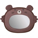 Specchietto Retrovisore Auto in Peluche FreeON Animals Brown