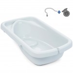 Vaschetta + Kit Scarico Chicco per Bagnetto Fasciatoio Cuddle & Bubble Dots