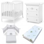 Set Erbesi Charly Bianco Grigio