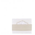 Set Lenzuola Andy & Helen per Maxi Culla Ricamato F1 Stelle Beige